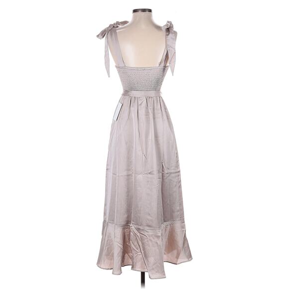 Show Me Your Mumu Claire Midi Dress Show Me the Ring Satin XL NWT - Picture 5 of 8